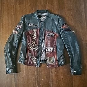 Harley Davidson Streetwise leather jacket vintage great condition, sz Small EUC!